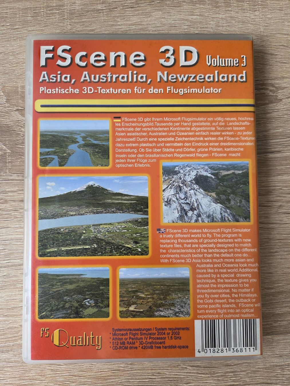 Giochi: FScene 3D Volume 3 For Flight Simulator 2004 - PC – Usato da Carouge GE venduto da Franllo 1
