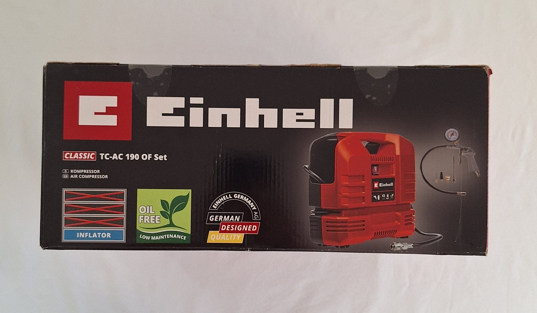 Einhell Compressori: Mobiler Einhell Kompressor TC-AC 190 Of Set mit Zubehör – Nuovo e nell'imballaggio originale da Bergdietikon venduto da Zozo 5