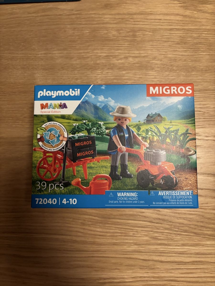 Playmobil Spielzeuge: Playmobil Migros Mania Gärtner – Neu und originalverpackt aus Wetzikon ZH von Jul_E