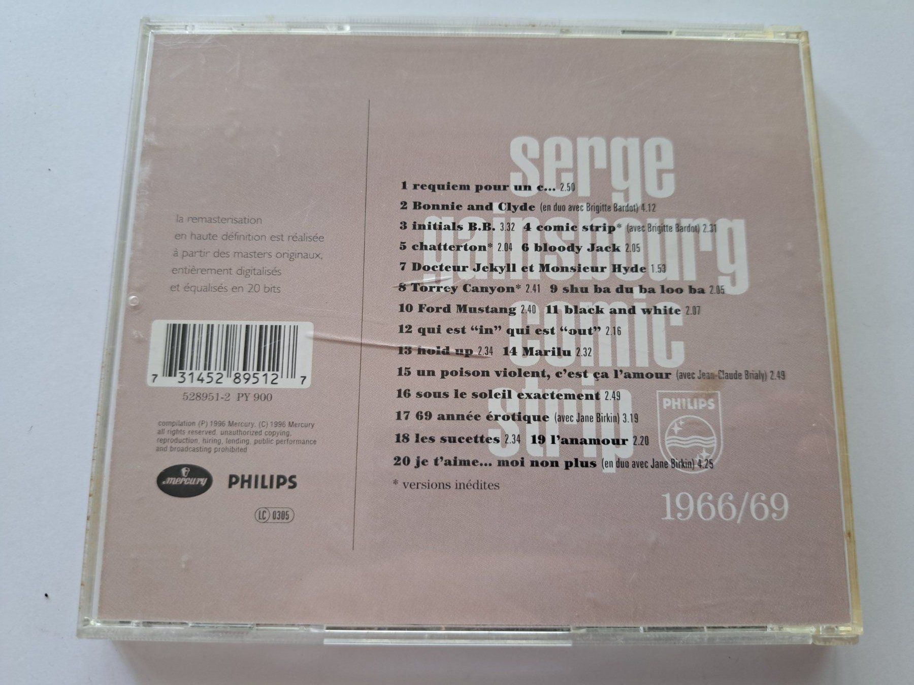 CDs: Cd Serge Gainsbourg - Comic Strip  – Gebraucht aus Pully von bro_n52j 1