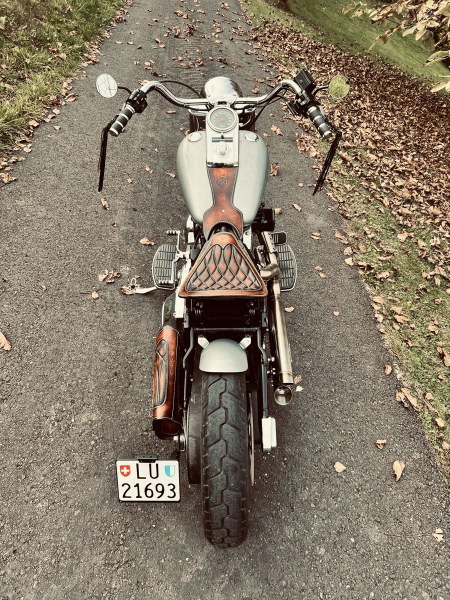 Harley-Davidson Chopper: 1992 Harley Davidson Softail Precision Bobber THE FURY – Usato da Meggen venduto da PrecisionBobbers 8