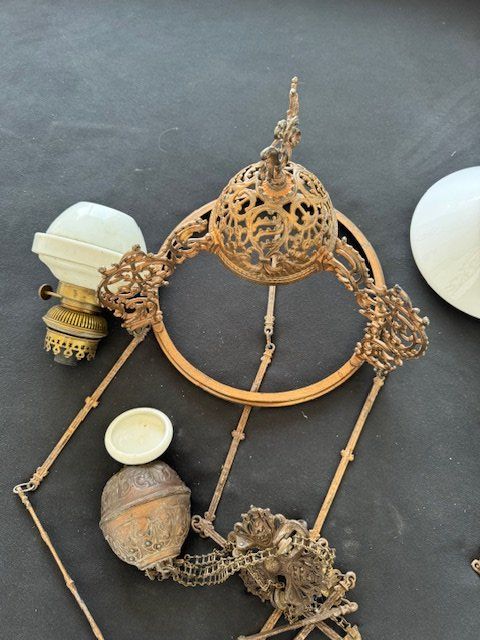 Lampadari & plafoniere: Antike Jugendstil Deckenlampe – Usato da Hemishofen venduto da lupo614 5