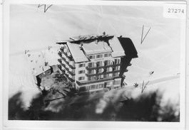 Flugaufnahme Zermatt - Hotel Alpenblick