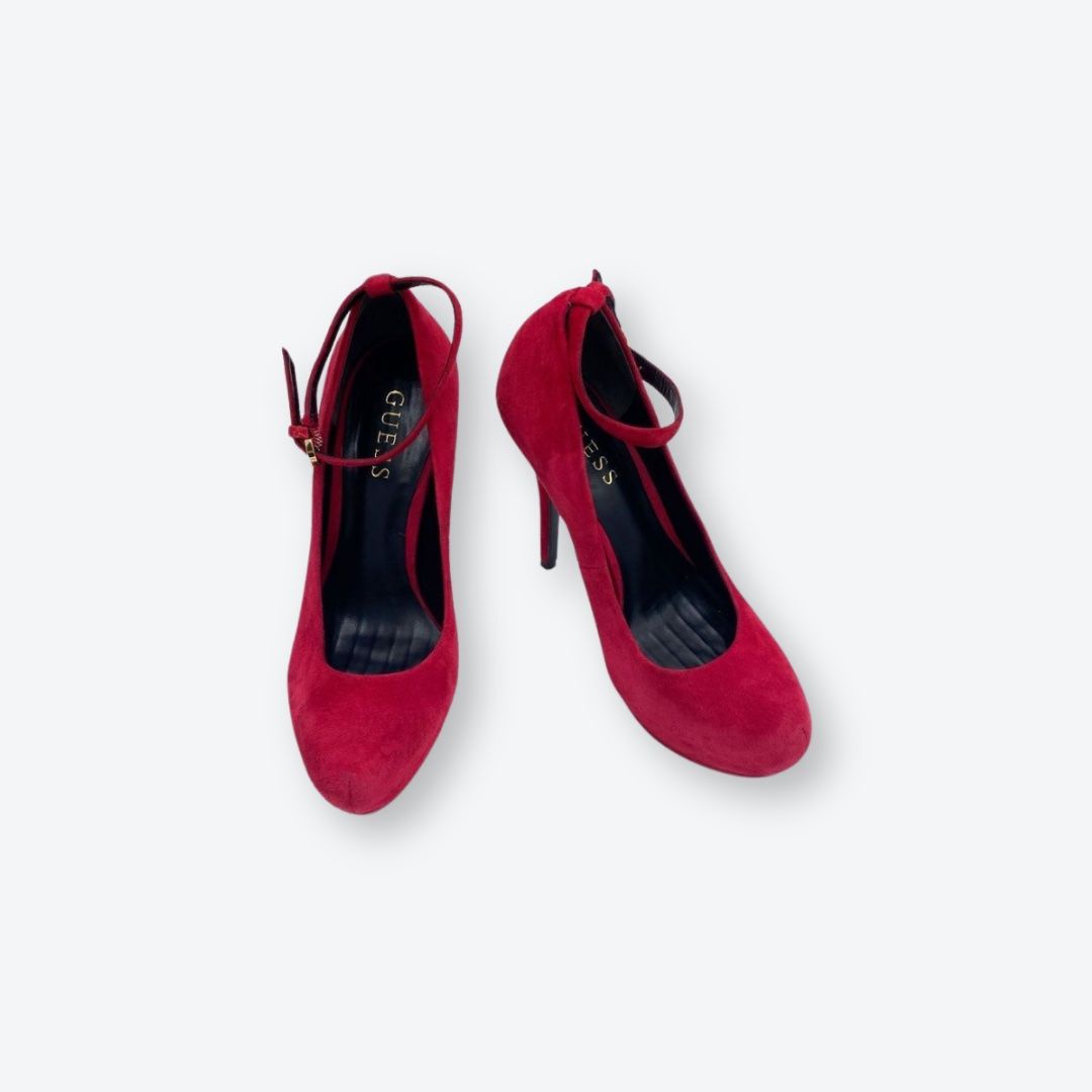Guess Scarpe da donna: Rote GUESS plateau Pumps in Gr. 35 – Usato da Oberkirch LU venduto da petitefashion