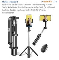 Selfie Stick und Stativ und Auslöser