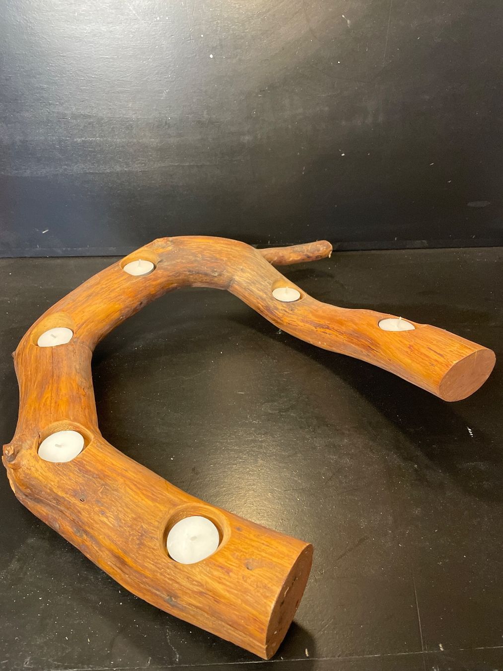 Portacandele: Teelicht Holz Lichtbogen – Usato da Brunnen venduto da Holz-style