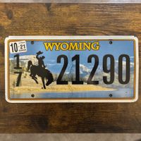 🇺🇸 U.S. Autoschild - Wyoming 21290 - ORIGINAL
