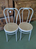 Bistrostühle 2er Set aus Metall