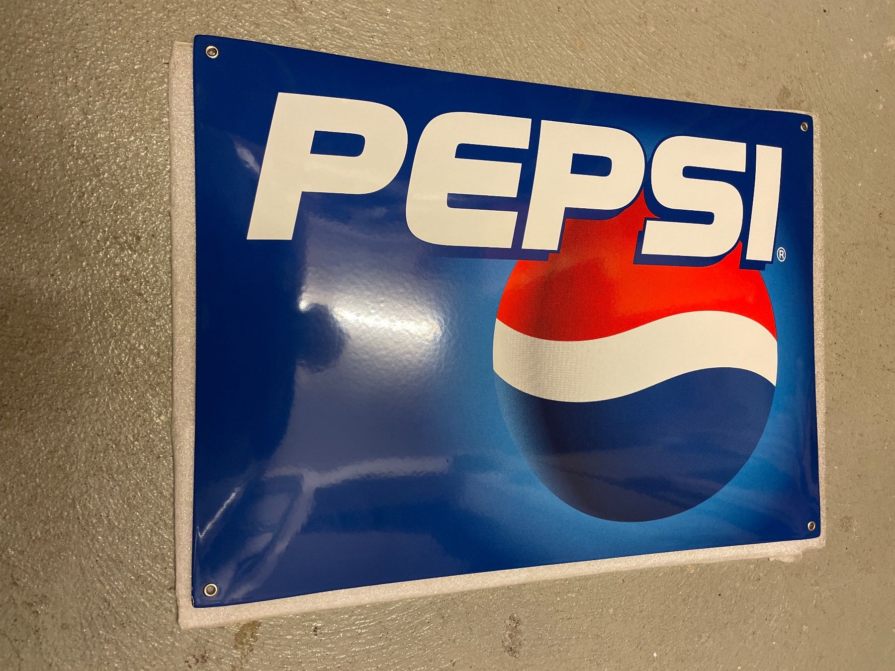 Pepsi Insegne: Vintage Pepsi Emailschild ca. 1980 – Usato da Winterthur venduto da cheerio97 2