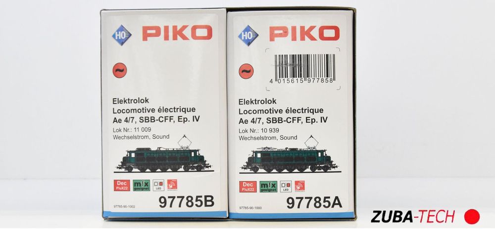 Piko 97785 Doppelset Ae 4/7 SBB H0 WS Digital mit OVP | Kaufen auf Ricardo