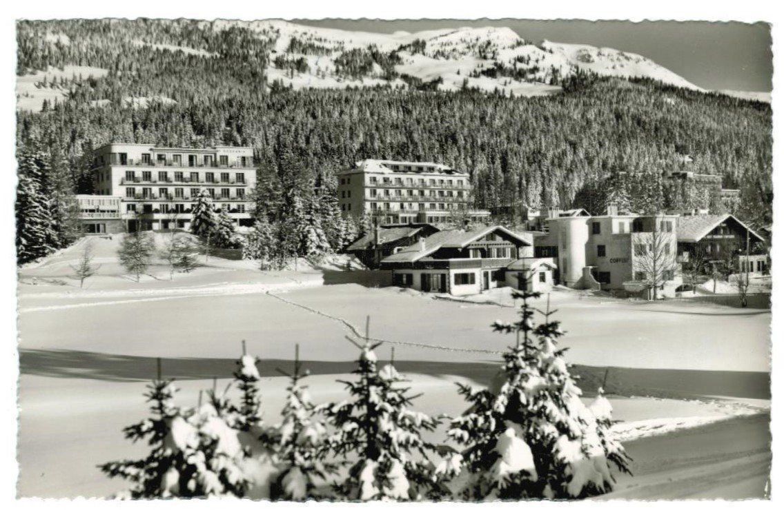 Cartoline postali: AK Crans s/Sierre 1956 – Usato da Zürich venduto da Tolima194
