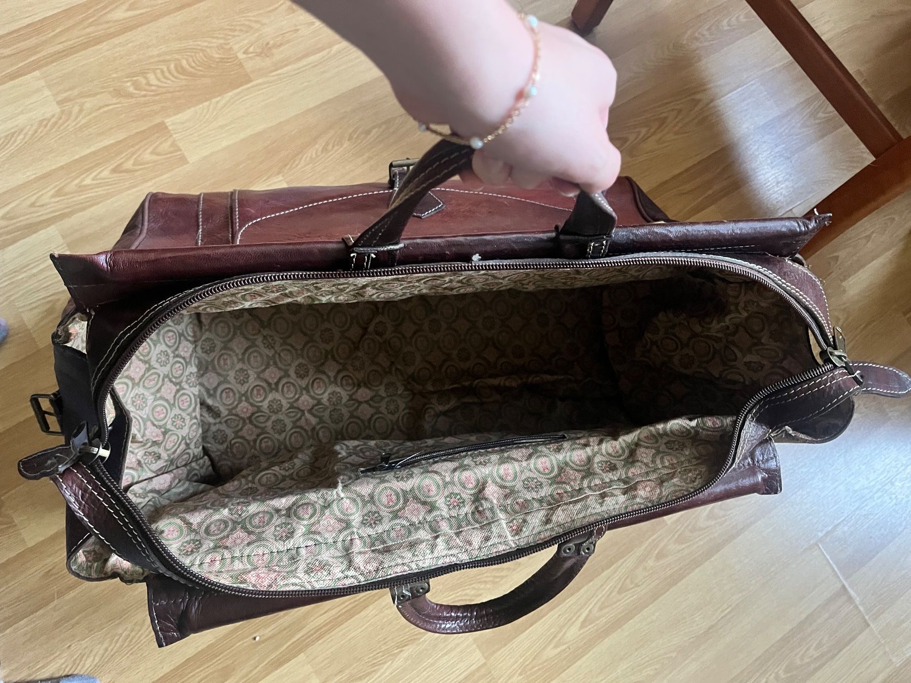 Borse: Reisetasche Leder braun gebraucht – Usato da Zürich venduto da Suenneli161 4