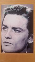 Alain Delon, Original Autogramm auf Foto in s/w