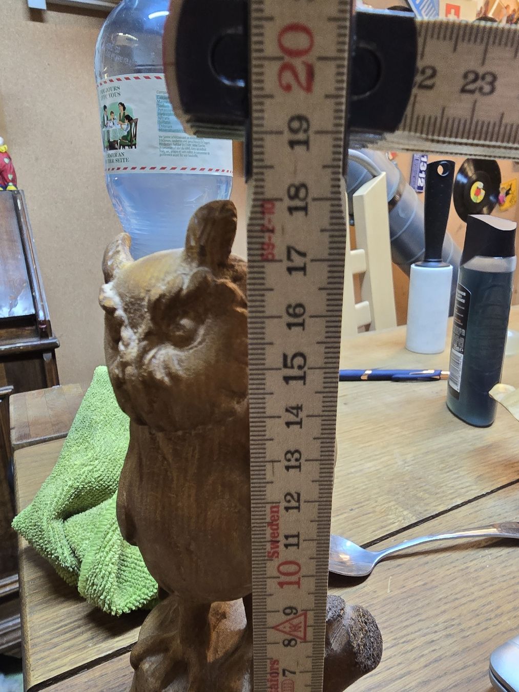 Figuren: Holz Eule, Handgeschnitzt 18cm (DR) – Gebraucht aus Rorschach von TimelessTrading 5