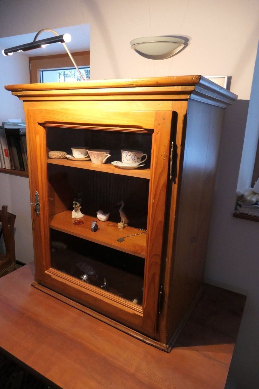 Vetrine: antike Glas-Vitrine mit Beleuchtung – Usato da Fürstenaubruck venduto da PizBeverin2018 1