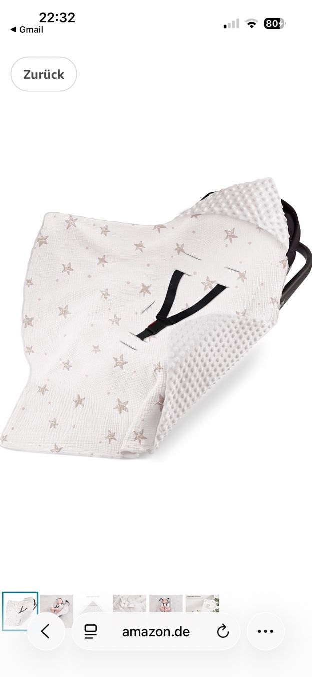 Coperte: Babyschale Einschlagdecke 90x90cm neuwertig – Usato da Wallisellen venduto da nigol91 1