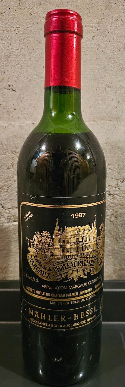 Palmer Vino: Château Palmer Margaux 1987 – Nuovo (secondo la descrizione) da Marin-Epagnier venduto da Jek2074