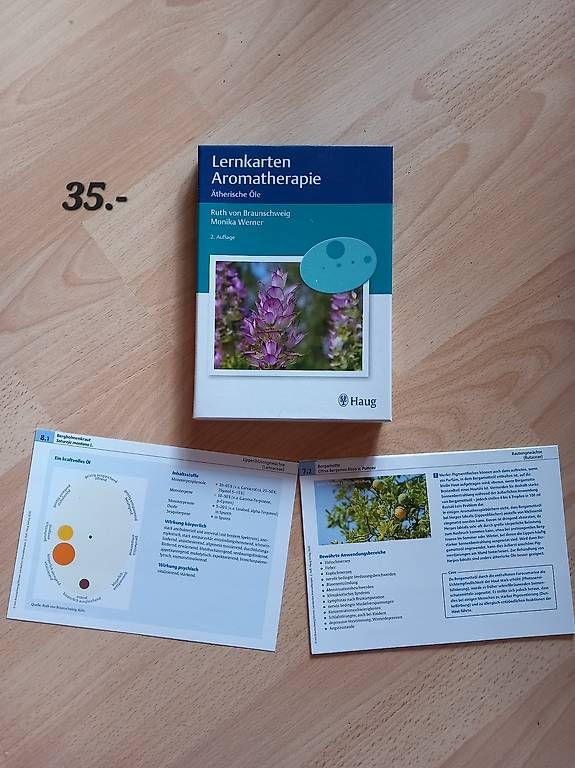 Altro materiale scolastico: Lernkarten Aromatherapie – Usato da Gwatt (Thun) venduto da Tigi09