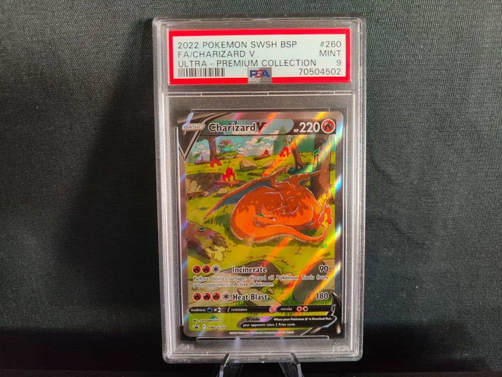 Pokemon Ultra Premium Collection FA Charizard V PSA 9 (3) (Gebraucht ...