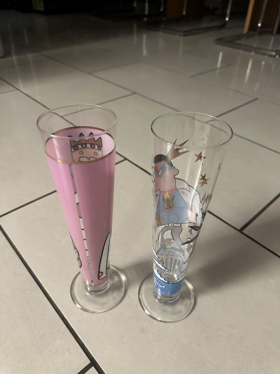 Ritzenhoff Gläser: 2 Ritzenhoff Design Champagner Gläser Biergläser – Gebraucht aus Deitingen von Himhip 1