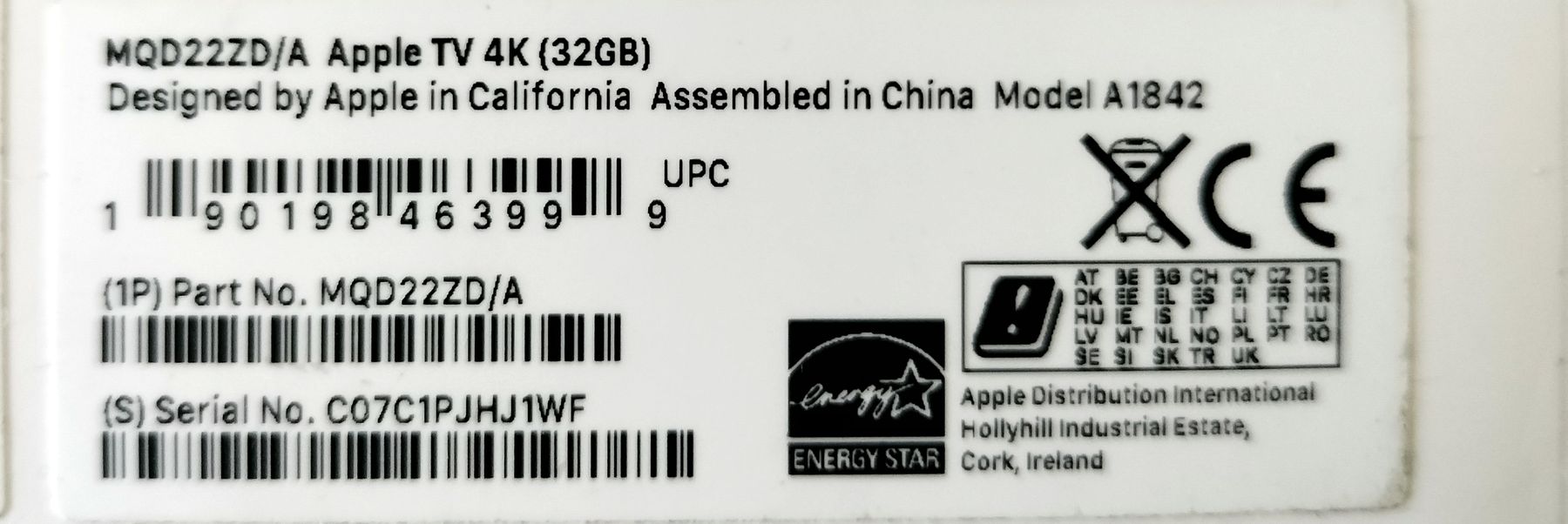Apple Lettore multimediale & Streamer: Apple TV 4K 32GB A1842 – Usato da Zürich venduto da epod 2