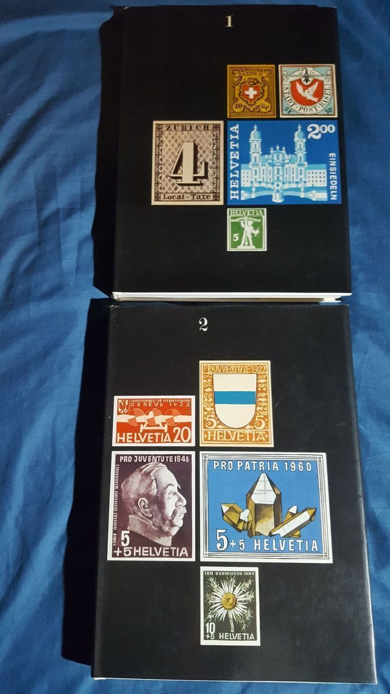 Libri: Silva Bücher Schweizer Briefmarken 1+2 – Antico da Remetschwil venduto da Hofiii