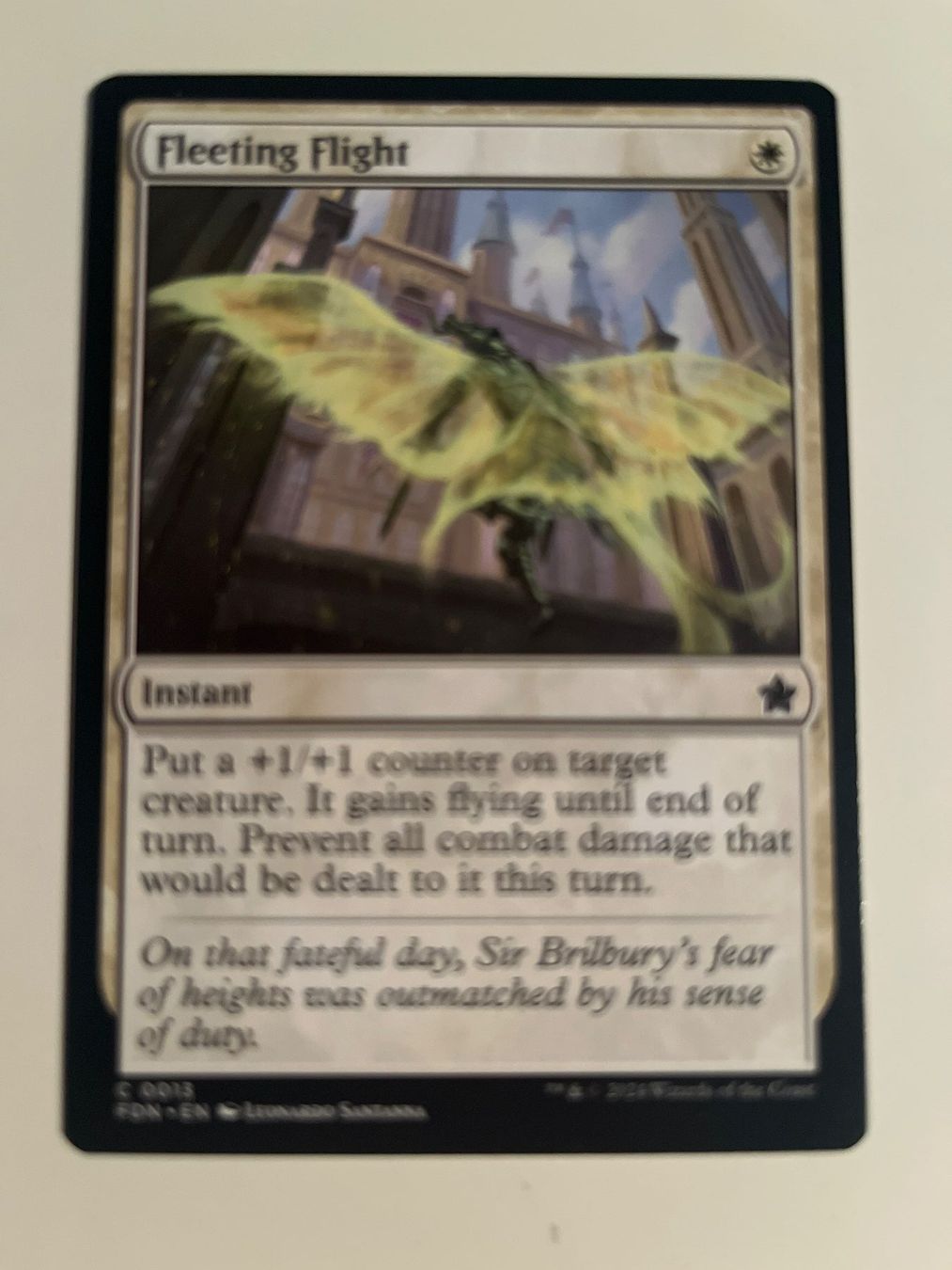 Magic The Gathering Carte collezionabili: 1 x Fleeting Flight - Magic: The Gathering - MtG – Usato da Kriens venduto da Shadi1980