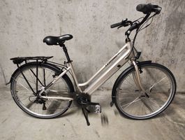 Damen E-Bike Leopard Alu Silber, guter Zustand