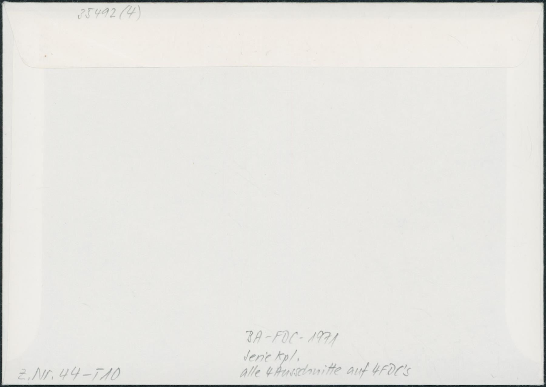 Tutti i francobolli: 1971 - Naba - Blockausschnitte - FDC U1 – Usato da Schindellegi venduto da leecollect 4