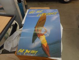 Poster Surfbret-Werbung