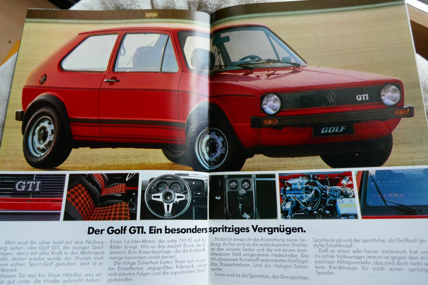 VW Documenti: VW   GTI 1977  Originalprospekt – Usato da Madiswil venduto da ML911