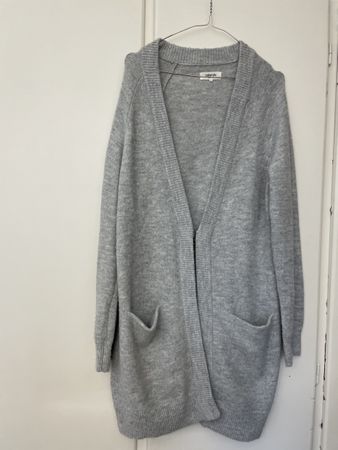 Cardigan lungo grigio Zalando taglia 38