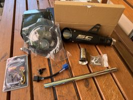 SC Project Auspuff + Scheinwerfer Set, Neu