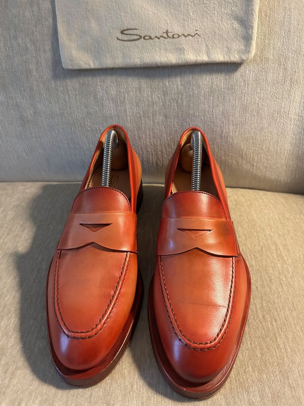 Santoni Damenschuhe: SANTONI Loafer rot – Neu (gemäss Beschreibung) aus Zürich von Viel_Freude_8