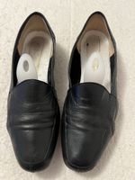SCHUHE LEDER SCHWARZ Gr. 38**SEHR BEQUEM***