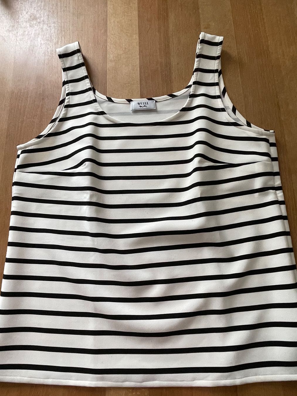 Top: WEILL Paris Sommertop gestreift, Gr.42 – Usato da Meggen venduto da tulipe21