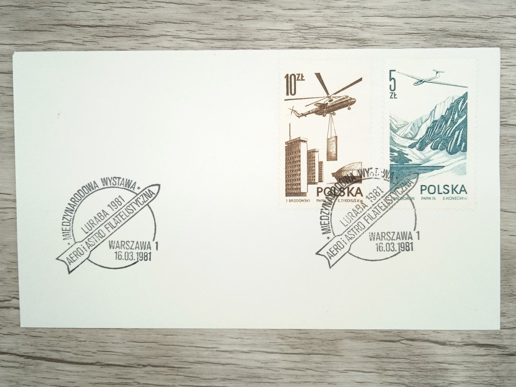 Alle Briefmarken: TR70 Enveloppe + Timbre Pologne 1981 – Gebraucht aus Cousset von Patrick_Collections
