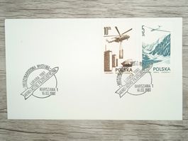 TR70 Enveloppe + Timbre Pologne 1981