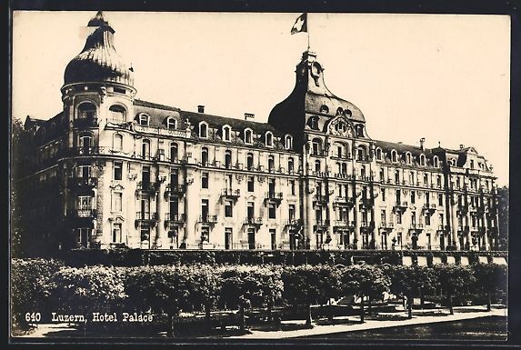 Cartes postales: AK Luzern, Hotel Palace – D'occasion à Berlin par bartko-reher