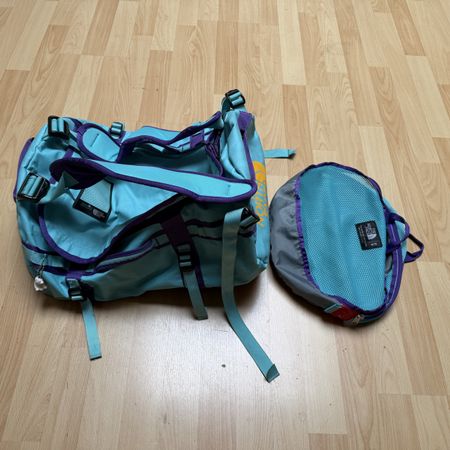 The North Face Duffle Bag blau/lila S/P gebraucht