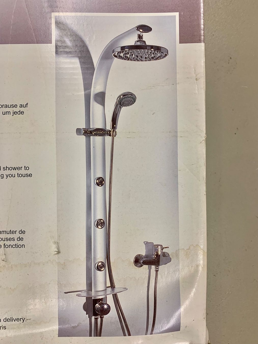 Duschen: Regendusche RAIN DE LUXE, Duschsäule, DUSAR – Gebraucht aus Dietikon von  7