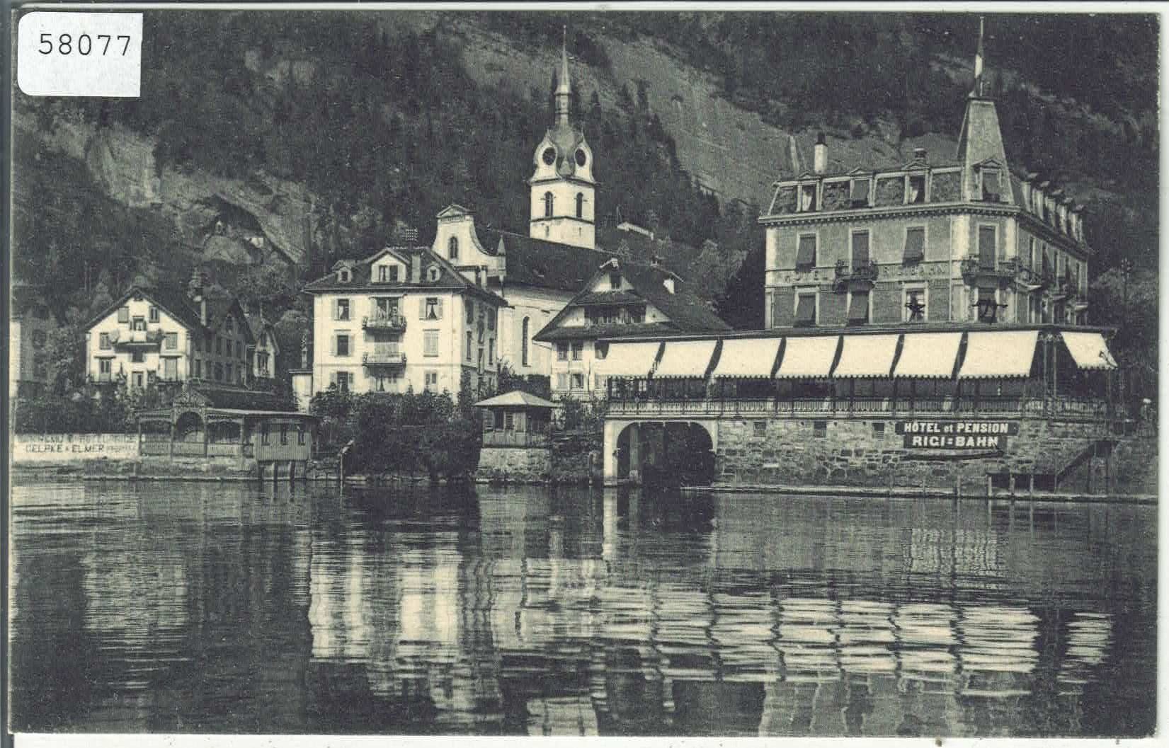 Cartoline postali: Vitznau - Hotel Rigi-Bahn – Usato da Ettingen venduto da Kartenplanet