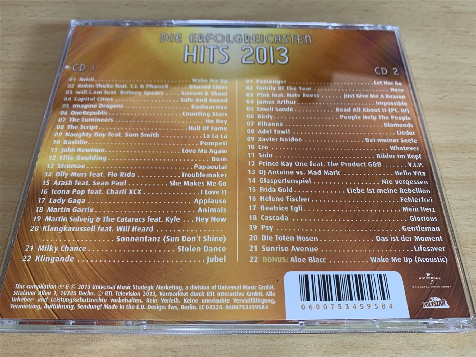 CD: Chart Show - Hits 2013 - 2 CD – Usato da Rikon im Tösstal venduto da Alpenmutz 1