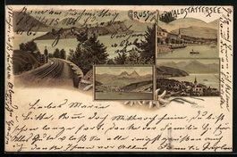 Litho Vitznau /Vierwaldstättersee, Pano