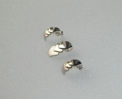 Anhänger und 2 Ohrstecker 925er Silber punziert