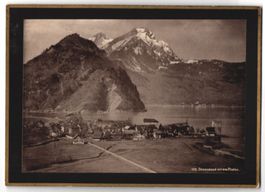 Fotografie Stansstad, Blick auf den Ort 