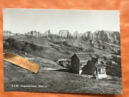 Originale Ansichtskarte Spitzmeilenhütte SG, vintage
