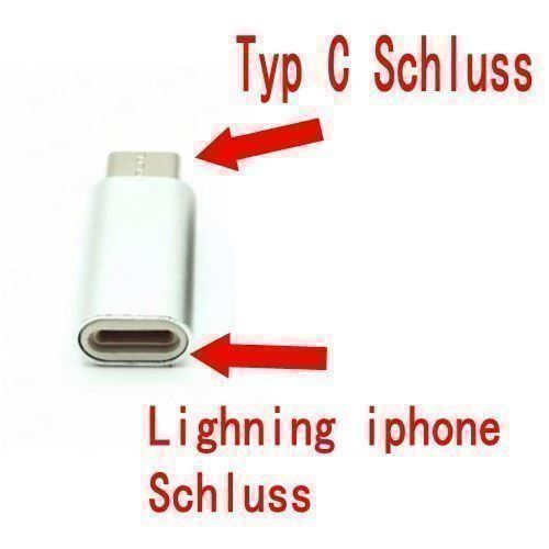 Lecteurs & Adaptateurs: 8-Pin Stecker Lightning zu Typ C USB-C – Neuf (Voir description) à Kirchdorf AG par Aarereussshop 1