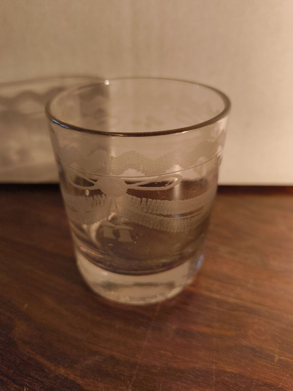 Glasi Hergiswil Bicchieri: antikes Glas ev Flüeli Glas 8cm hoch – Usato da stettlen venduto da VintageBern_ch 5