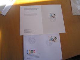 CH 2005 FDC Jahr des Sportes, PTT Büchlein und Brief 75 RP